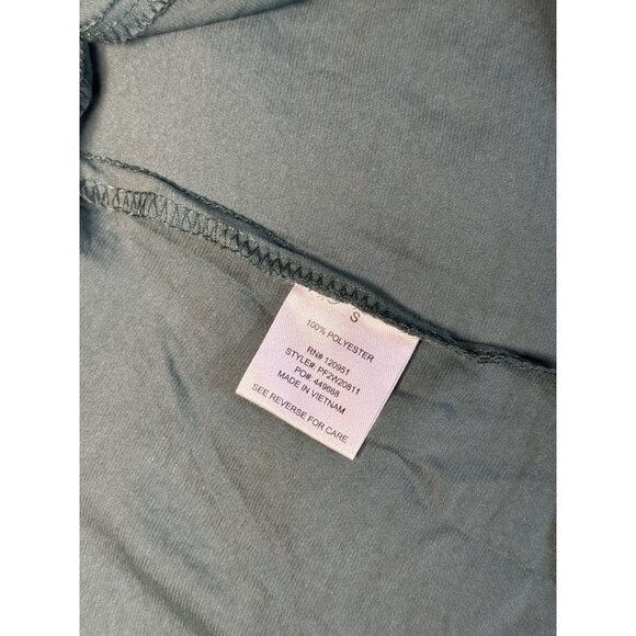 Pink Rose Size Small Woman Baggy Solid Tops Blouse Whit Knot Front - Picture 7 of 7